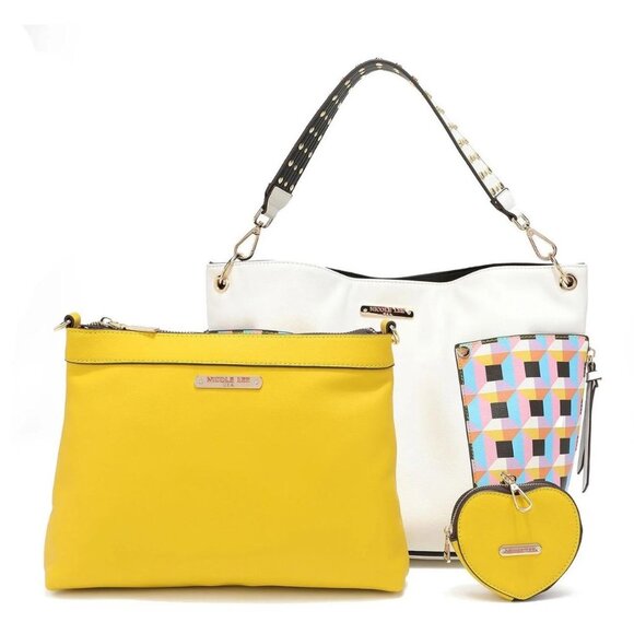 Nicole Lee Handbags - 3-Piece Handbag Set - Vegan Leather - Nicole Lee USA